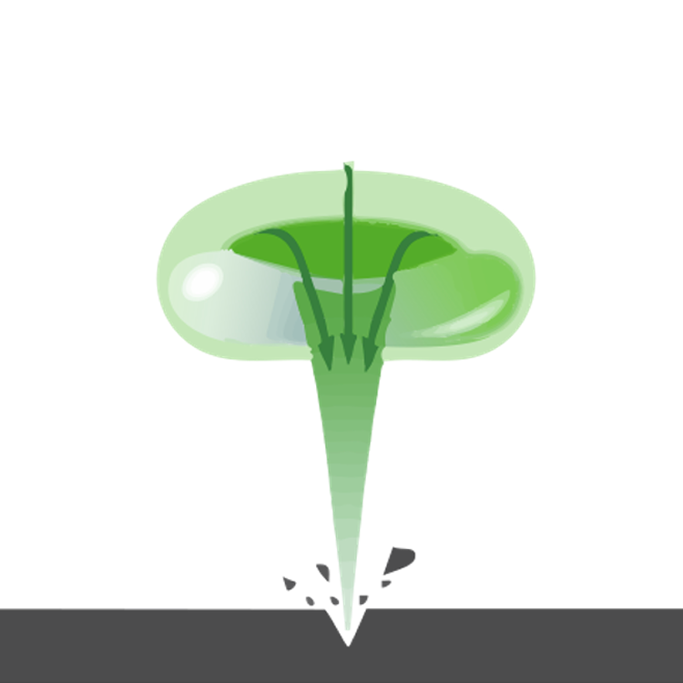 기포 붕괴 아이콘